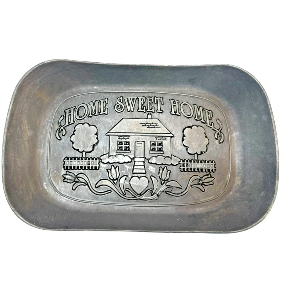 Wilton Armetale Bread Trays Set Of 4 Bless This House Our Daily Bread
